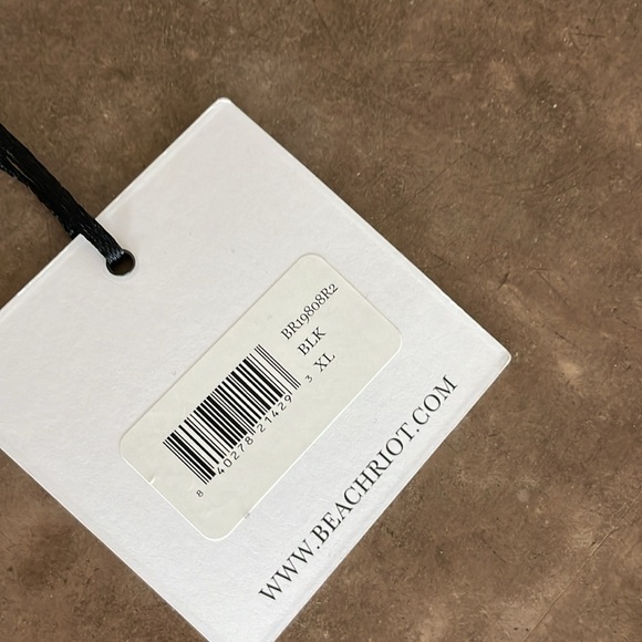 NWT Beach Riot Black Embellished Top and Bottoms Sold Out | XL - Picture 7 of 8